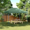 Kokkupandav pop-up peotelk vidaXL, 410x279x315 cm, roheline