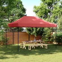 Kokkupandav peotelk vidaXL, 410x279x315 cm, bordo