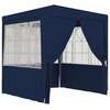 Peotelk vidaXL külgseintega, 2,5x2,5 m, sinine, 90 g/m2