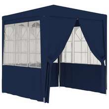 Peotelk vidaXL külgseintega, 2,5x2,5 m, sinine, 90 g/m2
