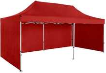 Pop-up telk Zeltpro Premium+, 3x6 m, punane