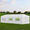 Peotelk vidaXL, 3x9 m, valge