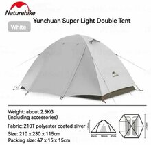Telk Naturehike Yunchuan 2, valge