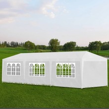 Peotelk vidaXL, 3x9 m, valge