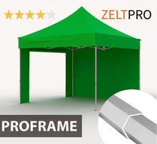 Pop-up telk Zeltpro Proframe, roheline, 3x3 m