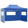 Kokkupandav telk vidaXL 3 seinaga, 3x4,5 m, sinine