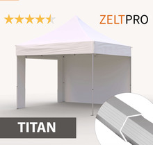 Pop-up telk Zeltpro Titan, valge, 3x3 m