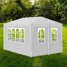 Peotelk vidaXL, 3x4 m, valge, 4 seinaga