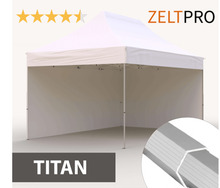 Pop-up telk Zeltpro Titan, valge, 3x4,5 m