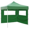 Kokkupandav telk vidaXL 2 seinaga, 3x3 m, roheline