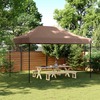 Kokkupandav pop-up peotelk vidaXL, 410x279x315 cm, pruun
