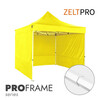 Pop-up telk Zeltpro Proframe, kollane, 2x2 m