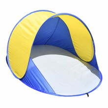 Rannatelk Cattara Ancona, sinine/kollane, 120x195x85 cm
