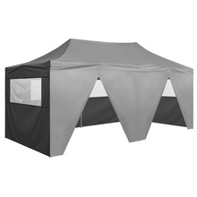 Kokkupandav peotelk vidaXL, 3x6 m, antratsiit, teras