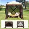 Paviljonitelk Vevor 1,8x1,8 m, pruun
