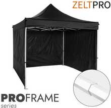 Müügitelk Zeltpro PROFRAME 2x2, must, katus ja seinad (4 tk)