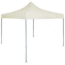 Kokkupandav peotelk vidaXL, 2x2 m, kreemjas, teras