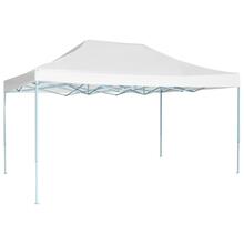 Kokkupandav peotelk vidaXL, 3x4 m, valge, teras