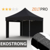 Pop-up telk Zeltpro Ekostrong, must, 3x3 m