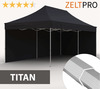Pop-up telk Zeltpro Titan, must, 3x6 m