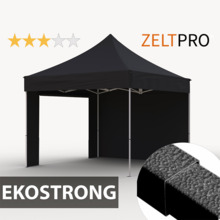 Pop-up telk Zeltpro Ekostrong, must, 3x3 m