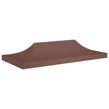 Peotelgi katus vidaXL, 6x3 m, pruun, 270 g/m2