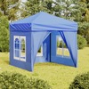 Peotelk vidaXL külgedega, 2x2 m, sinine