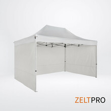 Müügitelk Zeltpro TITAN, 3x4,5 m, valge, katus ja seinad (4 tk)
