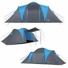 Telk Nils Camp Highland NC6031, sinine/hall, kuuekohaline