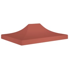 Peotelgi katus vidaXL, 4,5x3 m, terrakota, 270 g/m2
