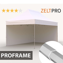 Pop-up telk Zeltpro Proframe, valge, 3x4,5 m