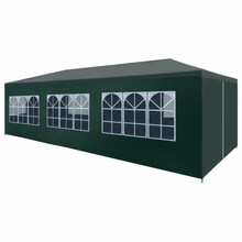 Peotelk vidaXL, 3x9 m, roheline