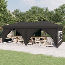 Peotelk vidaXL külgedega, 3x6 m, antratsiit