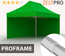 Pop-up telk Zeltpro Proframe, roheline, 3x4,5 m