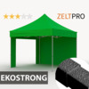 Pop-up telk Zeltpro Ekostrong, 3x3 m, roheline