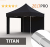 Pop-up telk Zeltpro Titan, must, 3x3 m