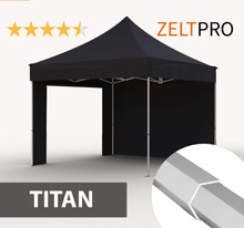 Pop-up telk Zeltpro Titan, must, 3x3 m