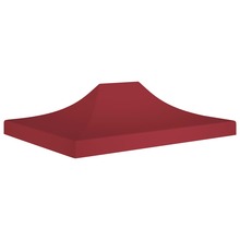 Peotelgi katus vidaXL, 4,5x3 m, tumepunane, 270 g/m2