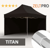 Pop-up telk Zeltpro Titan, must, 3x4,5 m