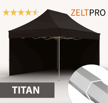 Pop-up telk Zeltpro Titan, must, 3x4,5 m