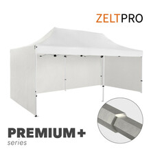Pop-up telk Zeltpro Premium+, 4 x 6 m, valge