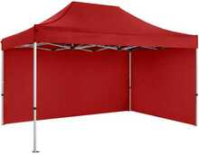 Pop-up telk Zeltpro Premium+, 3x4,5 m, punane