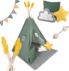 Laste tipi telk Nukido NK-406, roheline, 116x116x165 cm
