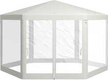 Paviljon Outsunny, 4x4m, kreem