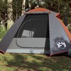 Dome telk kahele vidaXL, 224x248x118 cm, hall/oranž