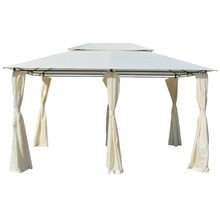 Paviljon vidaXL kardinatega, 4x3 m, valge