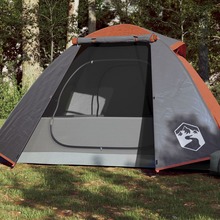 Dome telk kahele vidaXL, 224x248x118 cm, hall/oranž