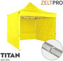 Pop-up telk Zeltpro Titan, kollane, 3x3 m