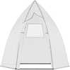 Kasvuhoone Outsunny mini, 160x140x180 cm, valge