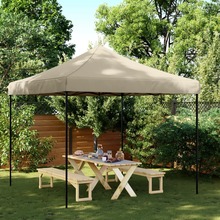 Kokkupandav pop-up peotelk vidaXL, 292x292x315 cm, taupe